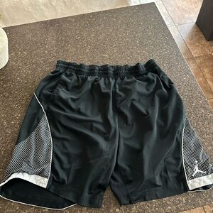 Jordan Nike basketball shorts size xxl black